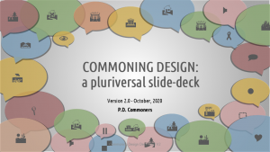 Show the front page of the pluriversal slide-deck